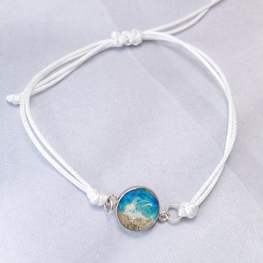 Beach Charm on Rope Bracelet